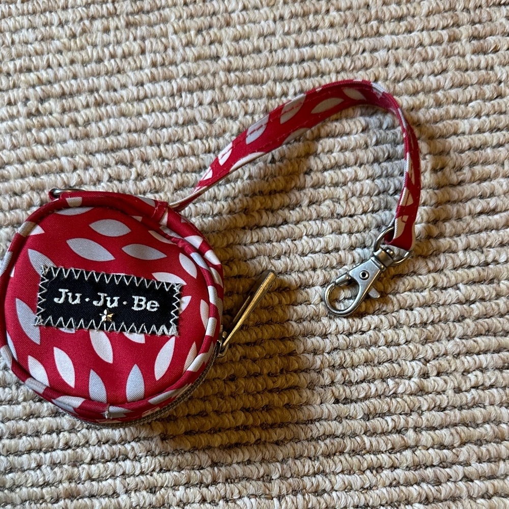 Ju-Ju-Be Red and White Kids Accessory Pouch